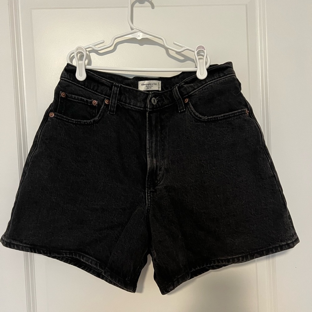 A&F High Rise Dad Shorts